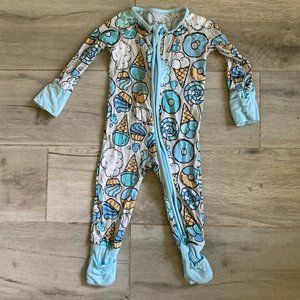 Little Sleepies Zippy in Sweet Treats print